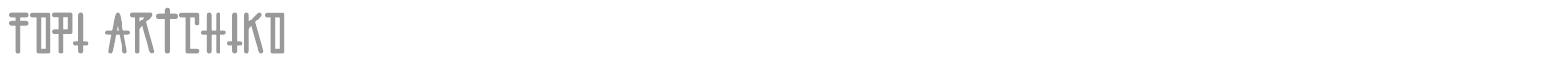Fopi Artchiko font preview